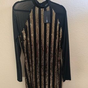 Fashion nova sequin midi dress
